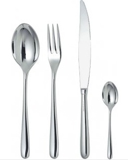 Alessi Caccia Besteckset. silber - 24-teilig