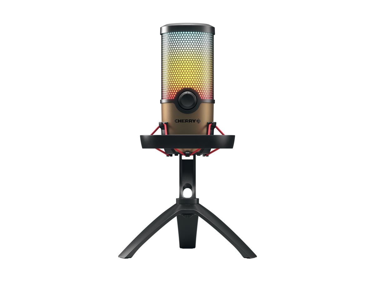 Cherry UM 9.0 PRO RGB - Mikrofon - Schwarz, Bronze