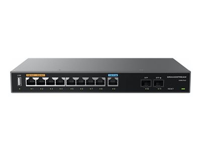 Grandstream GWN7003 - Router 11-Port-Switch2.5GbE - 1GbE - wandmontierbar - an Rack montierbar