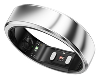 RINGCONN Gen 2, Smart-Ring Aktivitäts-Tracker, 13,5 mAh, Wasserfest, IP68Smart Ring - Bluetooth 5.0 - IP68 - 13.5 mAh - Größe 6 - 2-3 g - Silber