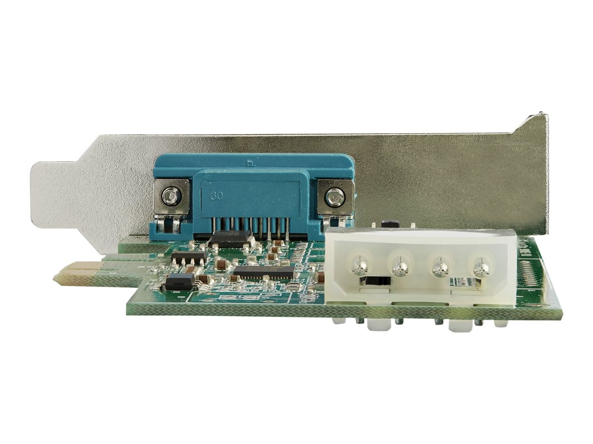 StarTech.com Startech 1 Port Serielle PCI Express RS232 Adapter Karte - Serielle PCIe RS232 Kontroller Karte - PCIe zu Seriell DB9 - 16950 UART - Niedrigprofil-Erweiterungskarte - Windows & Linux (PEX