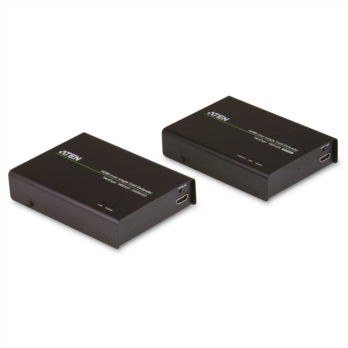 ATEN VE812 HDMI over Single Cat 5 ExtenderErweiterung für Video/Audio - über CAT 5 - bis zu 100 m - für ATEN VM5404HA - VM5808HA - VP2730; VanCryst VM1600A - VM3200 - VM5404H - VM6809H