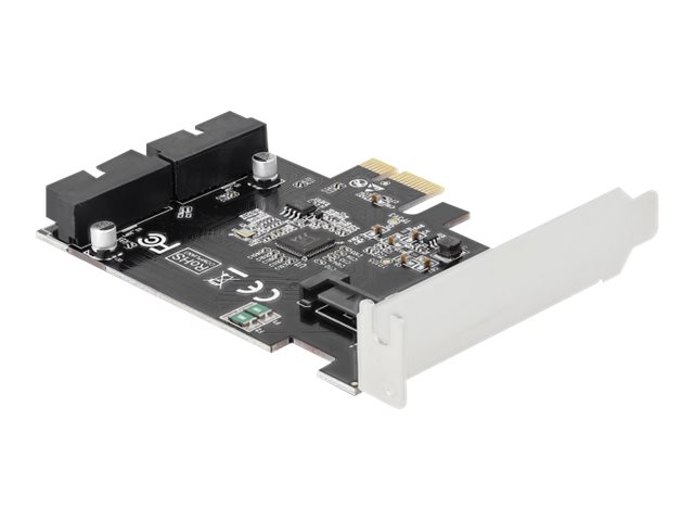 Delock PCI Express Card to 2 x internal USB 3.0 Pin Header - USB-Adapter - PCIe 2.0 - USB 3.0 (intern)x 2