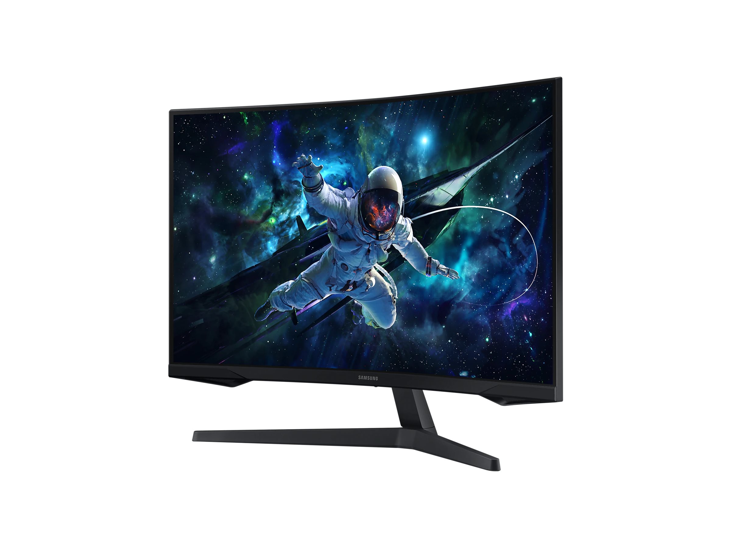 Samsung Odyssey G5 S32CG552EU - G55C Series - LED-Monitor - Gaming - gebogen - 81.3 cm (32")2560 x 1440 QHD @ 165 Hz - VA - 300 cd/m² - 2500:1 - HDR10 - 1 ms - HDMI - DisplayPort - Schwarz