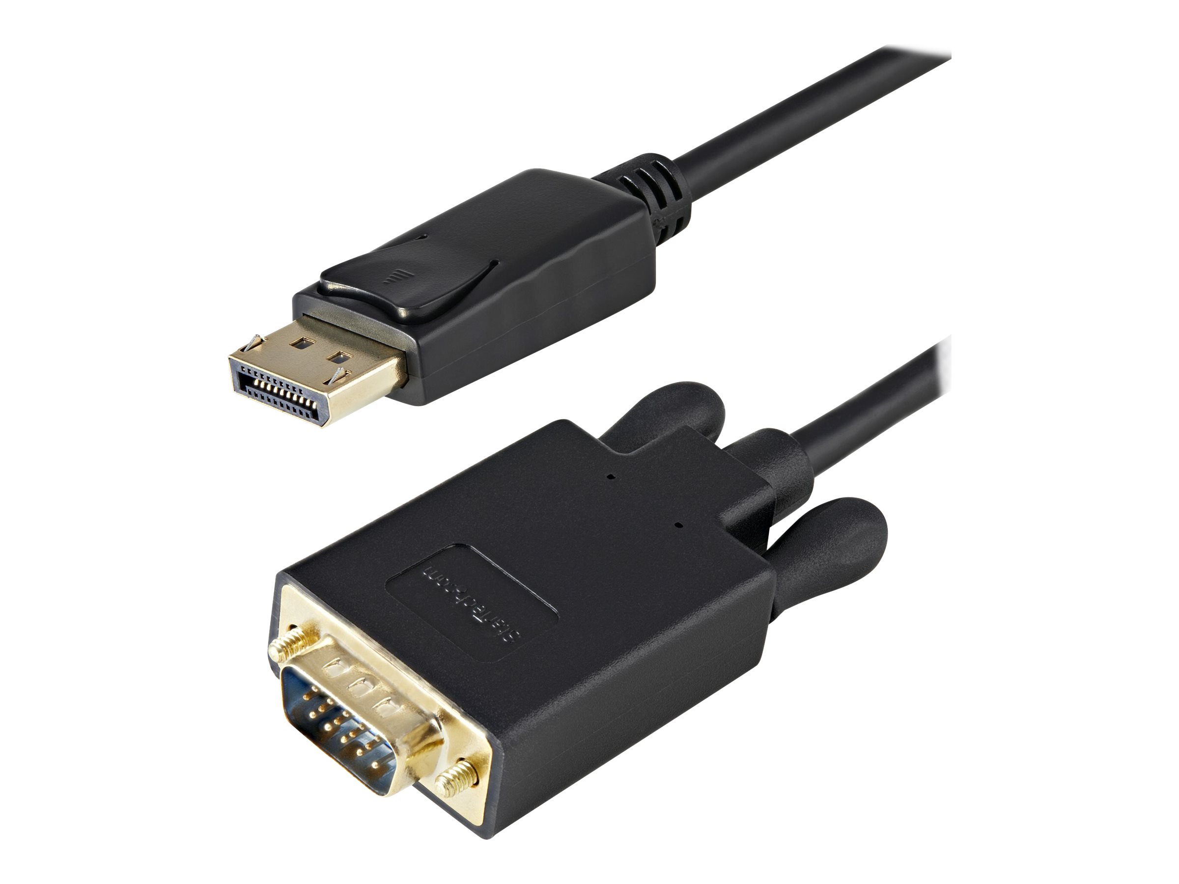 StarTech.com 3ft DisplayPort to VGA Adapter Cable - 1920x1200 - Active DisplayPort (DP)Computer or Laptop to VGA Monitor or TV Display (DP2VGAMM3B) - Adapterkabel - DisplayPort (M) eingerastet zu HD-1