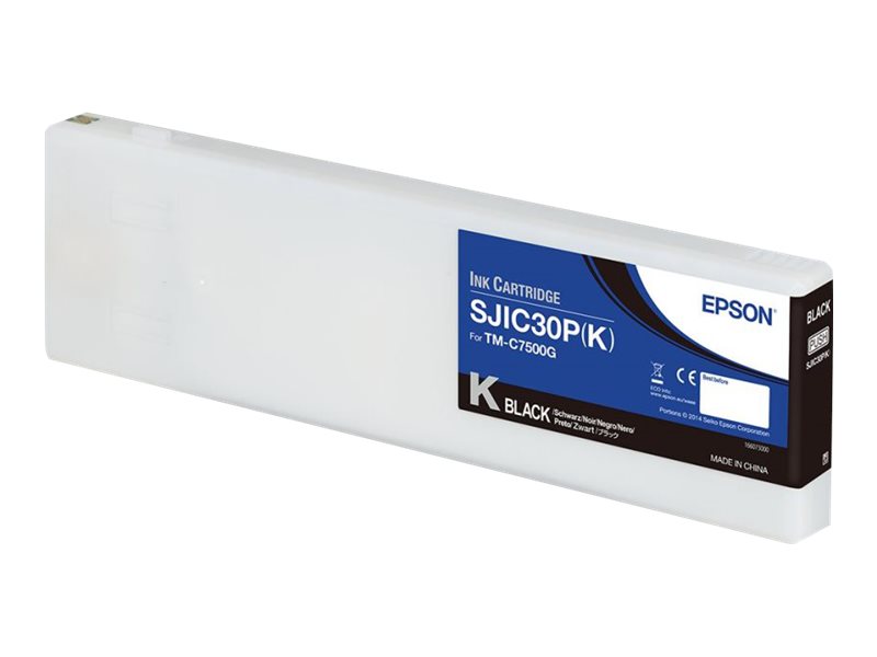Epson SJIC30P(K) - 295.2 ml - Schwarz - originalTintenpatrone - für ColorWorks TM-C7500G