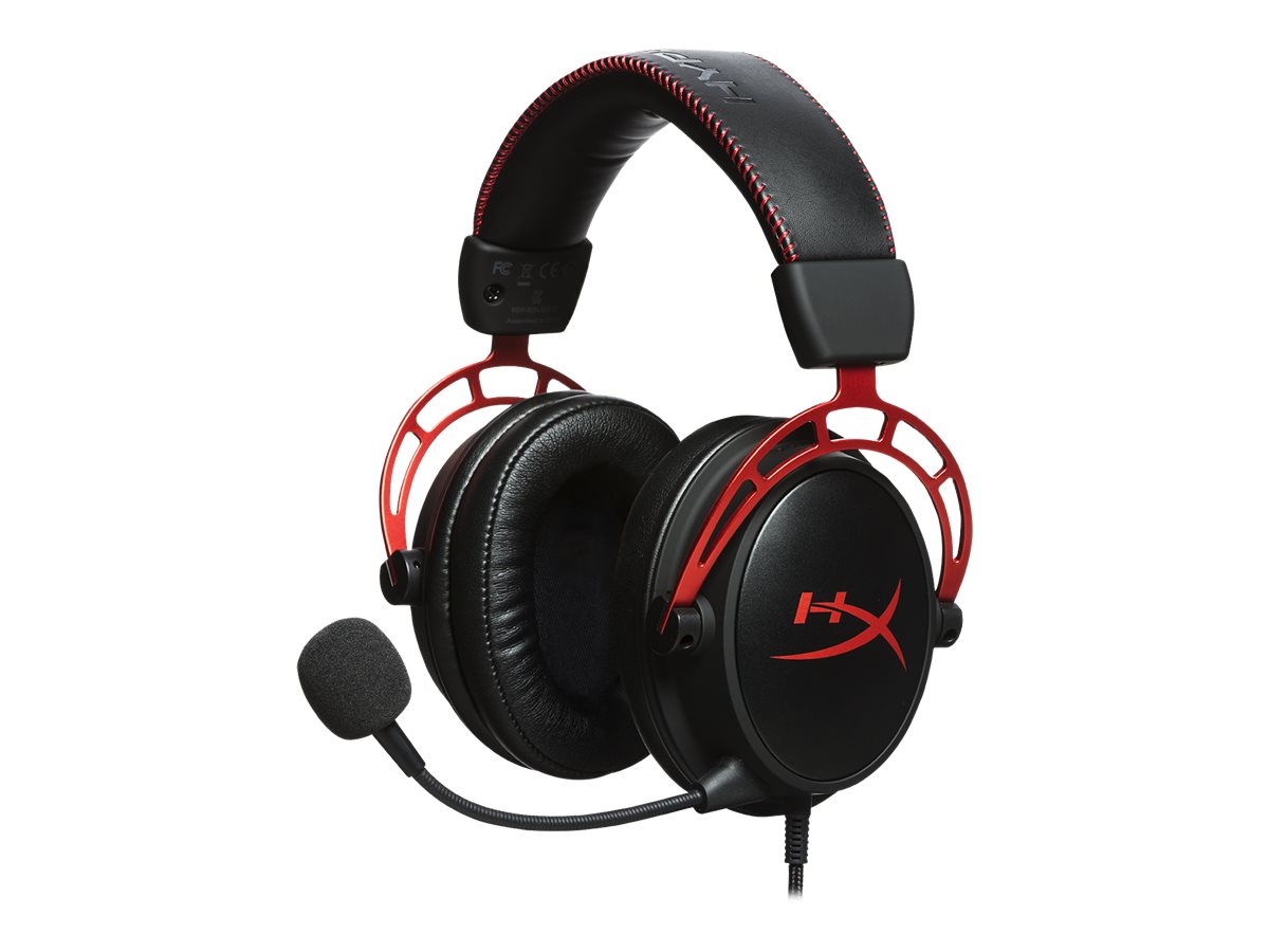 HyperX Cloud Alpha - Headset - ohrumschließendkabelgebunden - 3,5 mm Stecker - Schwarz