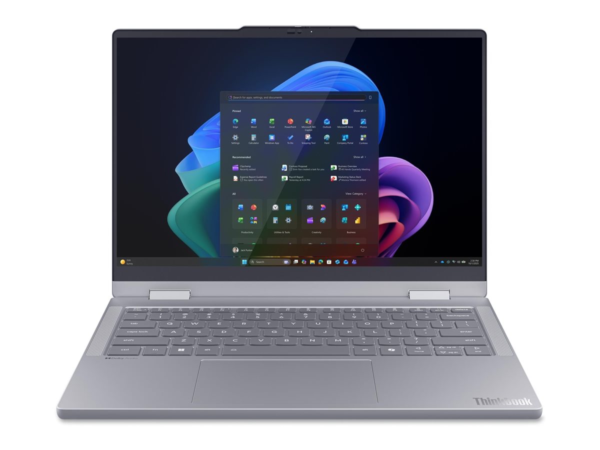 Lenovo ThinkBook 14 2-in-1 G6 IPL 22AR - Flip-Design - Intel Core Ultra 7 355 / 2.3 GHz - Win 11 Pro - Intel Graphics - 32 GB RAM - 512 GB SSD NVMe - 35.6 cm (14")IPS Touchscreen 1920 x 1200 - Wi-Fi 7