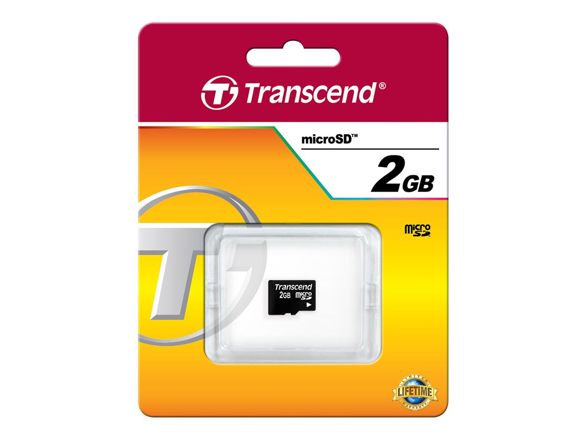 Transcend Flash-Speicherkarte - 2 GB - microSDD