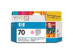 HP 70 - 130 ml - hellmagentafarben - originalDesignJet - Tintenpatrone - für DesignJet HD Pro MFP - T120 - Z2100 - Z3100 - Z3100ps - Z3200 - Z3200ps - Z5200 - Z5400