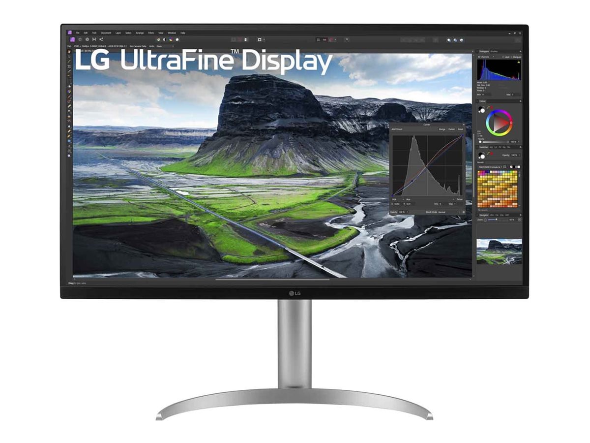 LG UltraFine 32UQ850V-W - UQ850V Series - LED-Monitor - 80 cm (32")3840 x 2160 4K @ 60 Hz - IPS - 500 cd/m² - 2000:1 - DisplayHDR 400 - 5 ms - 2xHDMI - DisplayPort - USB-C - Lautsprecher