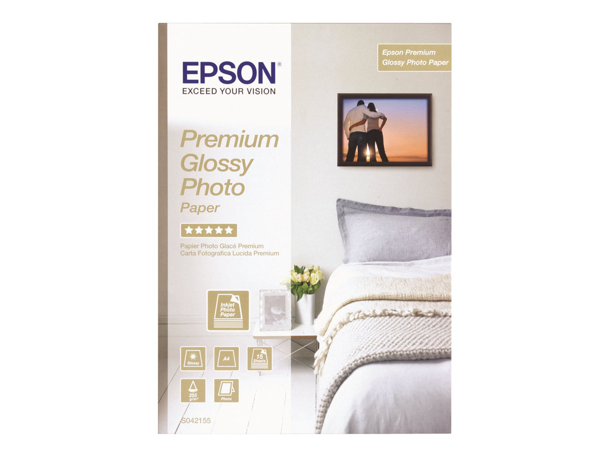 Epson Premium Glossy Photo Paper - Glänzend - A2 (420 x 594 mm)25 Blatt Fotopapier - für SureColor P5000 - SC-P7500 - P900 - P9500 - T2100 - T3100 - T3400 - T3405 - T5100 - T5400 - T5405