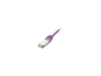 Equip Patch-Kabel - RJ-45 (M) zu RJ-45 (M)2 m - SSTP-Kabel - CAT 6 - halogenfrei - geformt - verseilt - lila