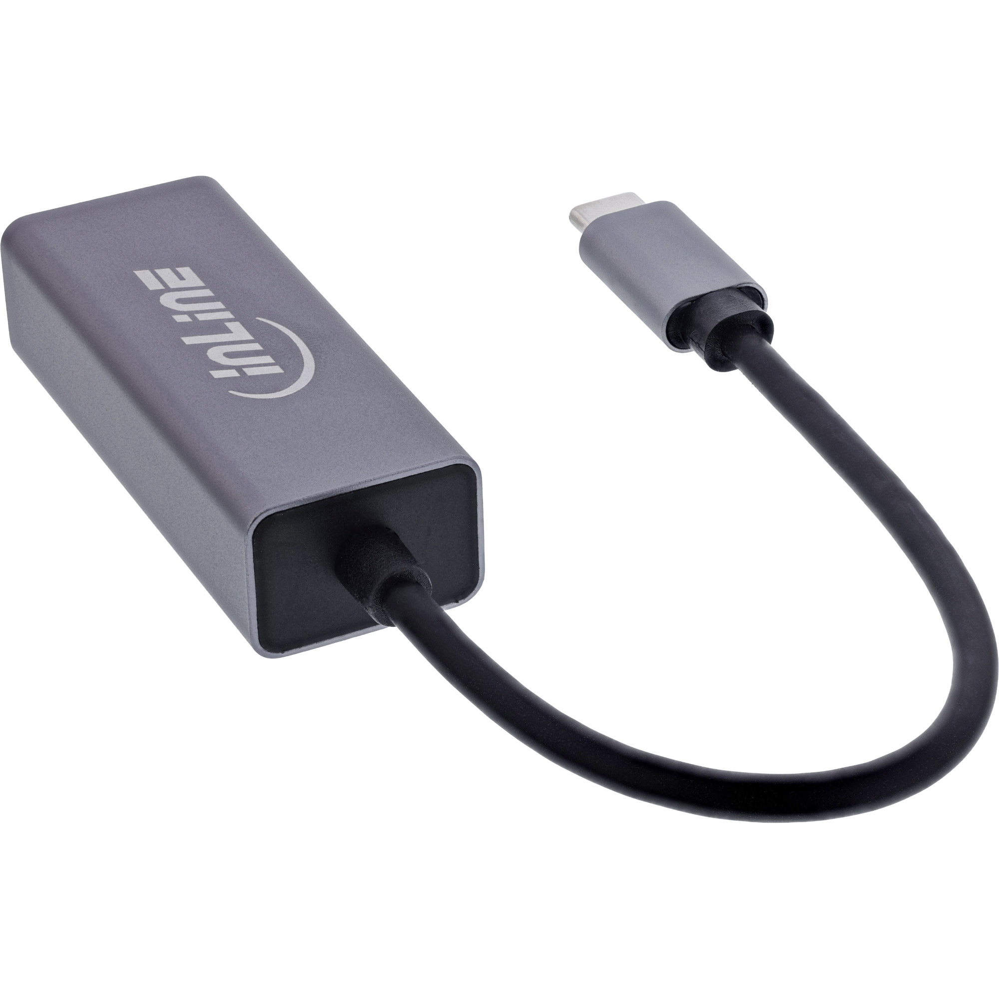 InLine USB 3.2 Netzwerkadapter Kabel - USB-C zu RJ45 Gigabit NetzwerkUSB 3.2 Netzwerkadapter Kabel - USB-C zu RJ45 Gigabit Netzwerk