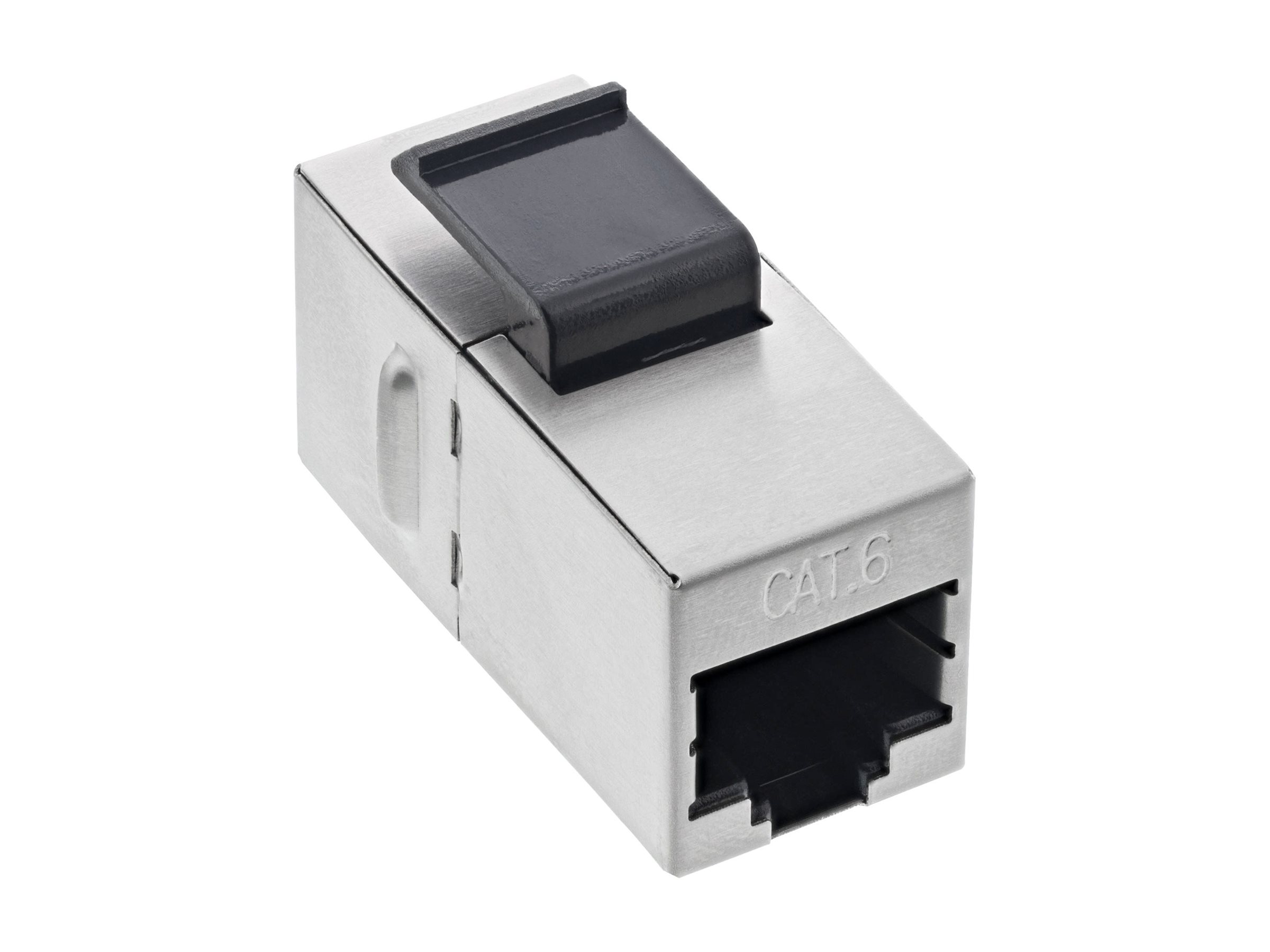 InLine Keystone RJ45 Buchse / Buchse - SNAP-In - Cat.6 - STP - bulkSTP - CAT 6