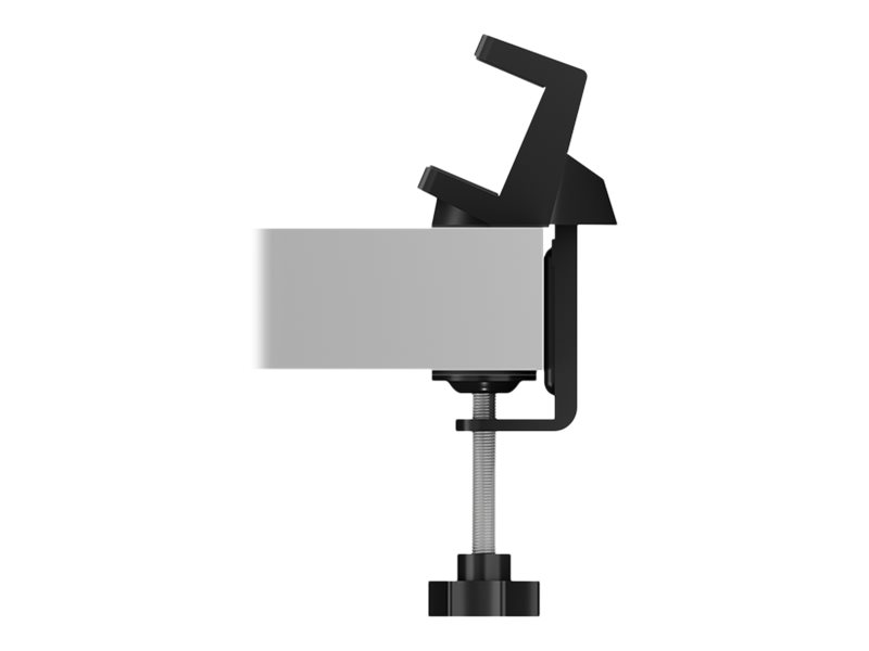 ICY BOX IB-MSA106-HH - Befestigungskit (Spannbefestigungfür Tisch - Halter - Kissen) - für USB-Hub - Kunststoff - Metall - Silikon - Schwarz - Tischmontage