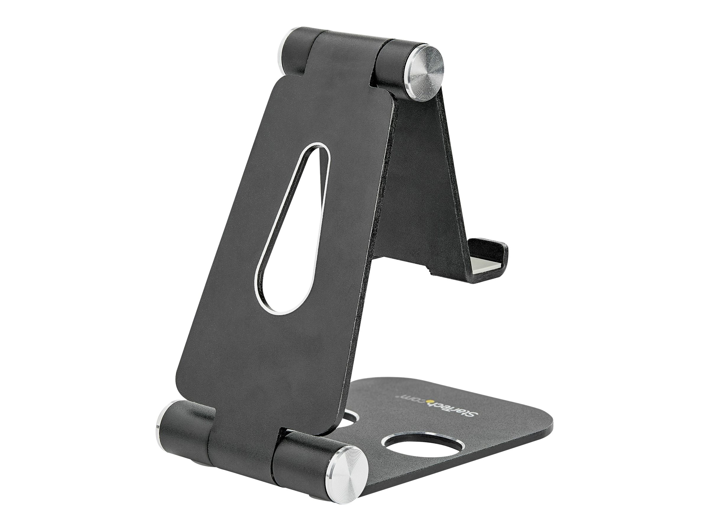 StarTech.com Handy und Tablet Halterung (Faltbar, Tablet- / Handyständer, Multi-Winkel, Smartphone Halterung)Schwarz - Schreibtischständer für Handy - Tablet - bis zu 13 Zoll - Schwarz - für P/N: DK30