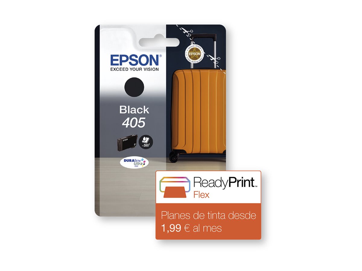 Epson Singlepack Black 405 DURABrite Ultra Ink, Standardertrag, Schwarz, Farbsublimations-Tinte, 7,6 ml, 7,6 ml, 1 Stück(e)Singlepack Black 405 DURABrite Ultra Ink