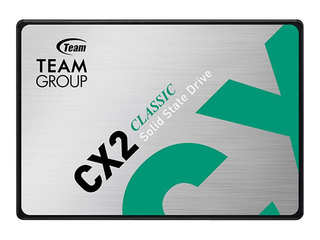 Team Group CX2 - SSD - 512 GB - intern - 2.5" (6.4 cm)SATA 6Gb/s - grün