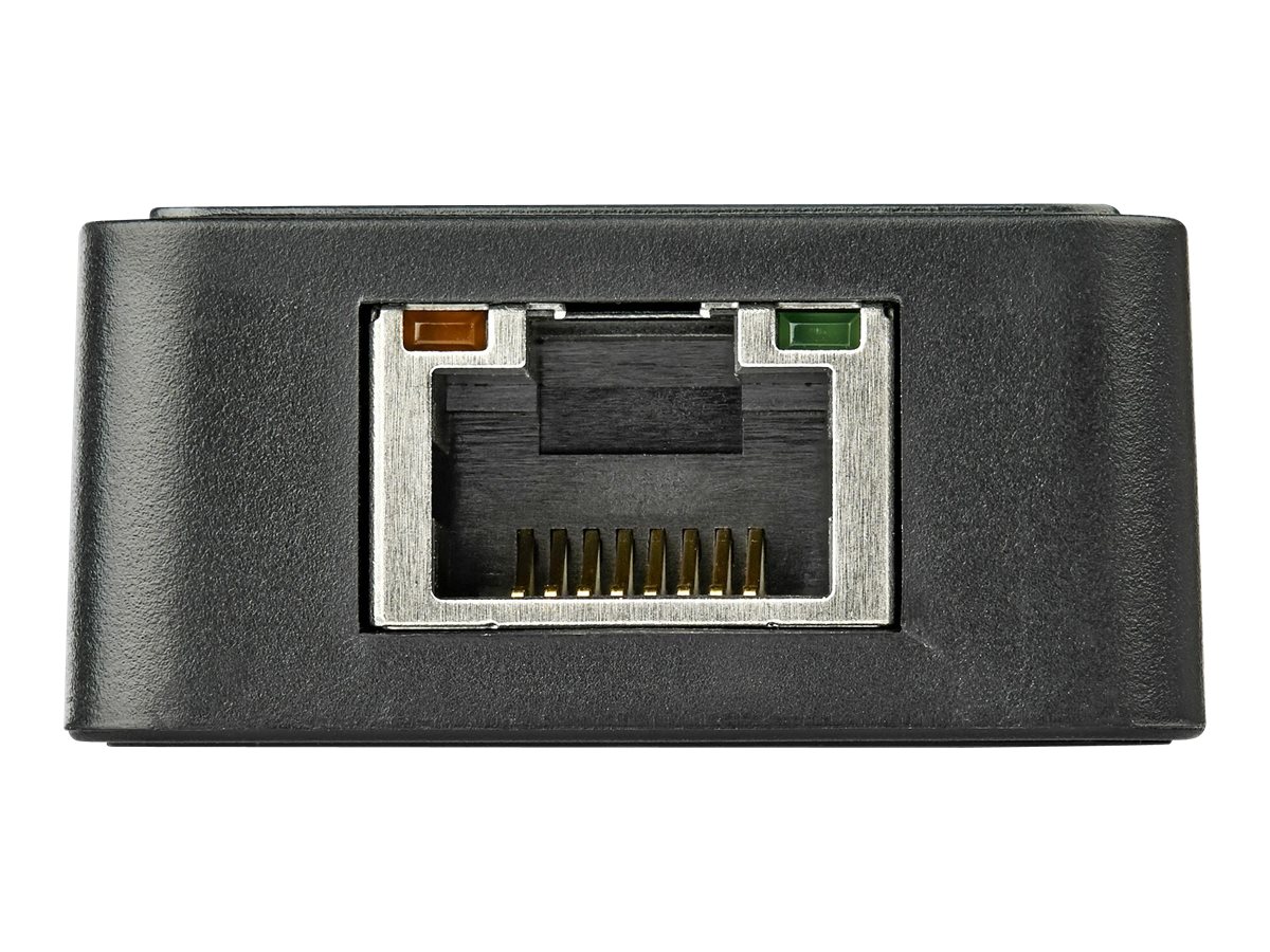 StarTech.com Startech USB 3.0 SuperSpeed auf Gigabit EthernetLan Adapter mit USB Port - 10/100/1000 RJ45 NIC Netzwerkadapter - St/Bu - Schwarz - Netzwerkadapter - USB 3.0 - Gigabit Ethernet - Schwarz