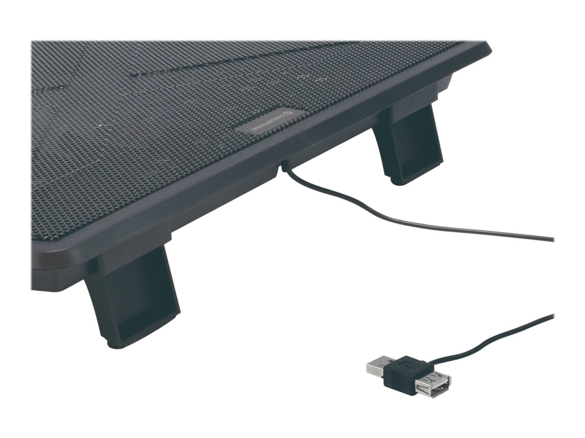 Conceptronic THANA05B - Notebook-Kühlpad - mit Ventilator - 39.6 cm (15.6")Notebook-Kühler
