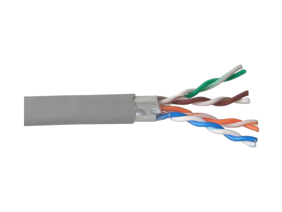 InLine Verlegekabel - F/UTP - Cat.5e - AWG24 CCA - PVC - 100me
