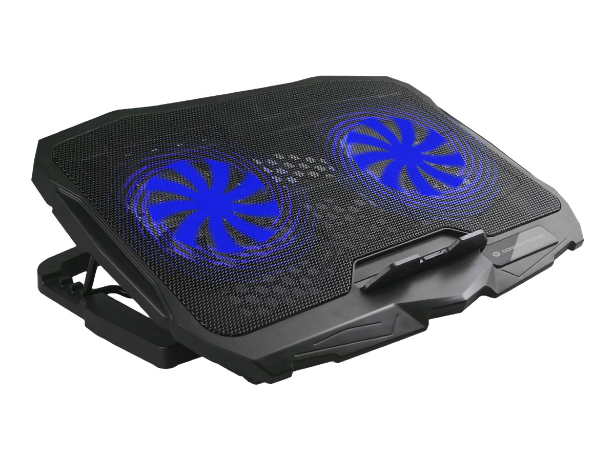 Conceptronic Thana - Notebook-Kühlpad - mit 2 Ventilatoren - 43.2 cm (17")Notebook-Kühler