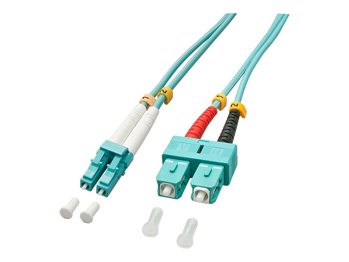 Lindy Netzwerkkabel - SC multi-mode (M) zu LC Multi-Mode (M)10 m - 10 m - Glasfaser - 50/125 Mikrometer - OM3 - halogenfrei