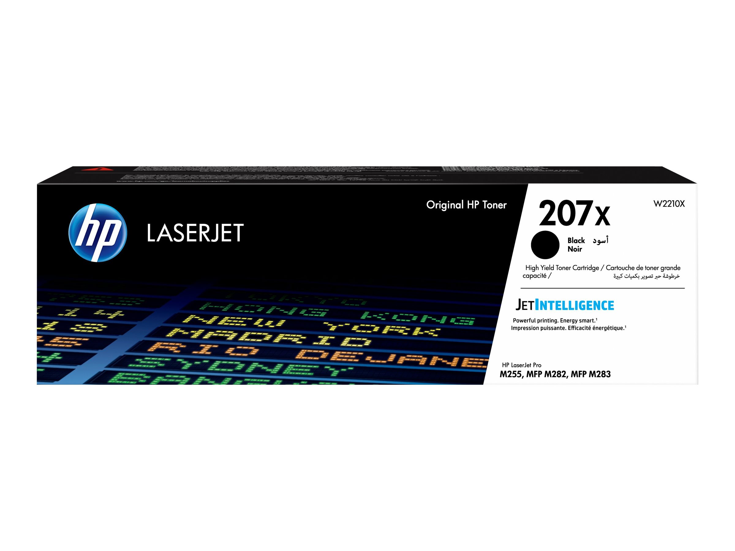 HP 207X - Hohe Ergiebigkeit - Schwarz - original - LaserJet - Tonerpatrone (W2210X)für Color LaserJet Pro M255dw - M255nw - MFP M282nw - MFP M283fdn - MFP M283fdw