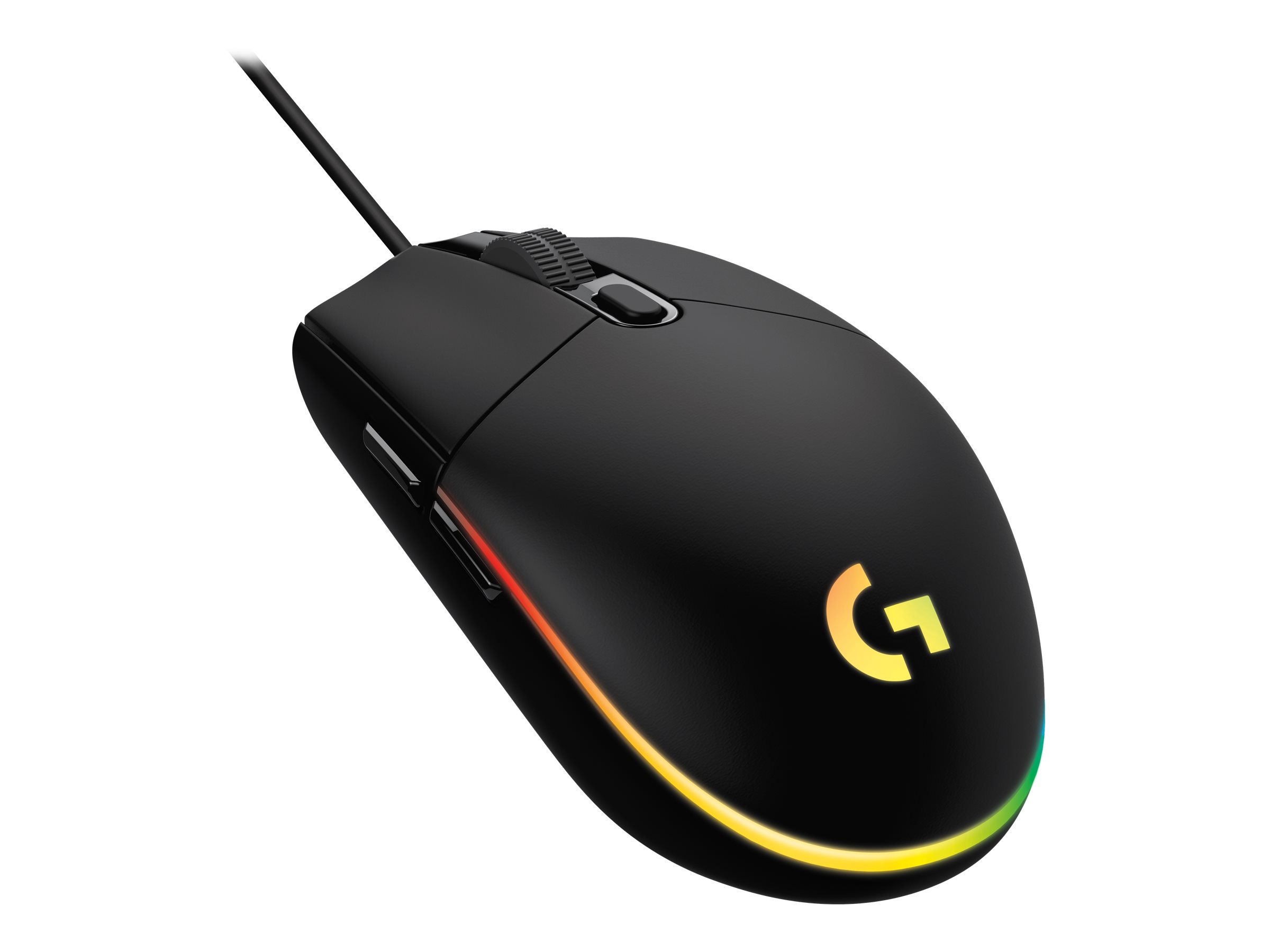 Logitech Gaming Mouse G203 LIGHTSYNC - Mausoptisch - 6 Tasten - kabelgebunden - USB - Schwarz