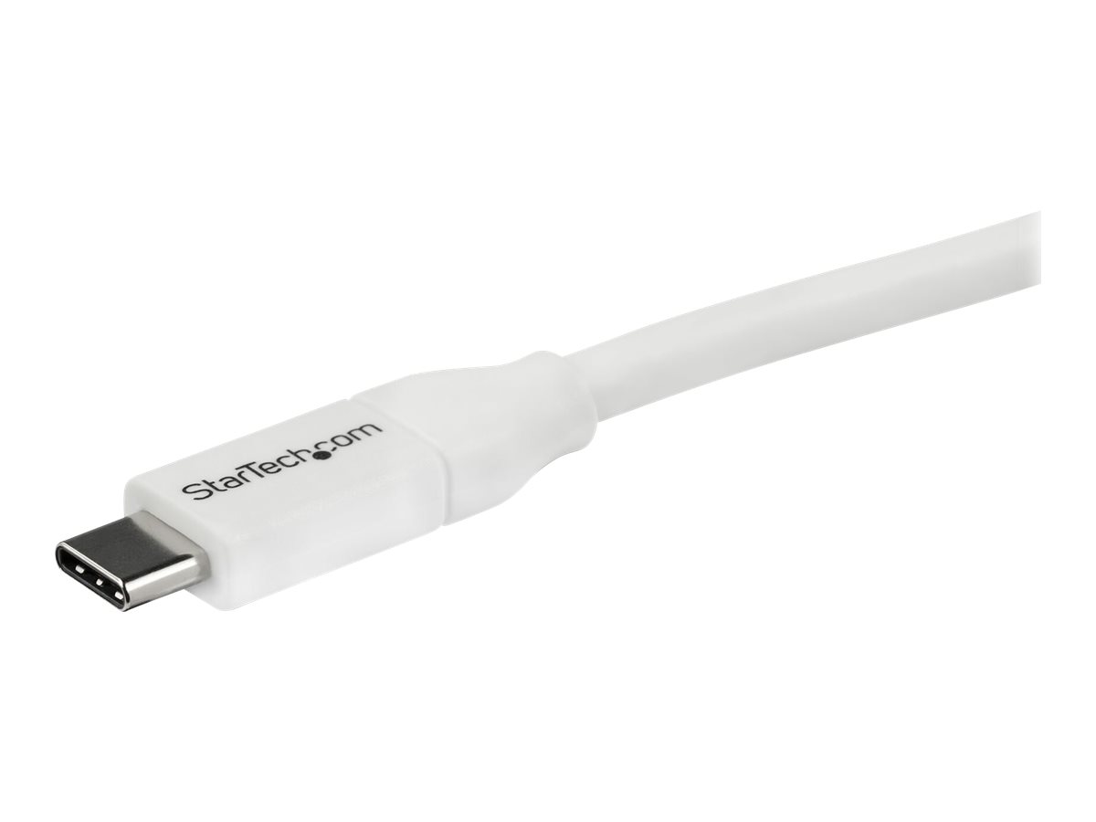 StarTech.com StarTech USB C to USB C Cable - 13 ft / 4m - 5A PD - M/M - White - USB 2.0 - USB-IF Certified - USB Type C Cable - USB C Charging Cable (USB2C5C4MW)USB-Kabel - USB-C (M) zu USB-C (M) - US