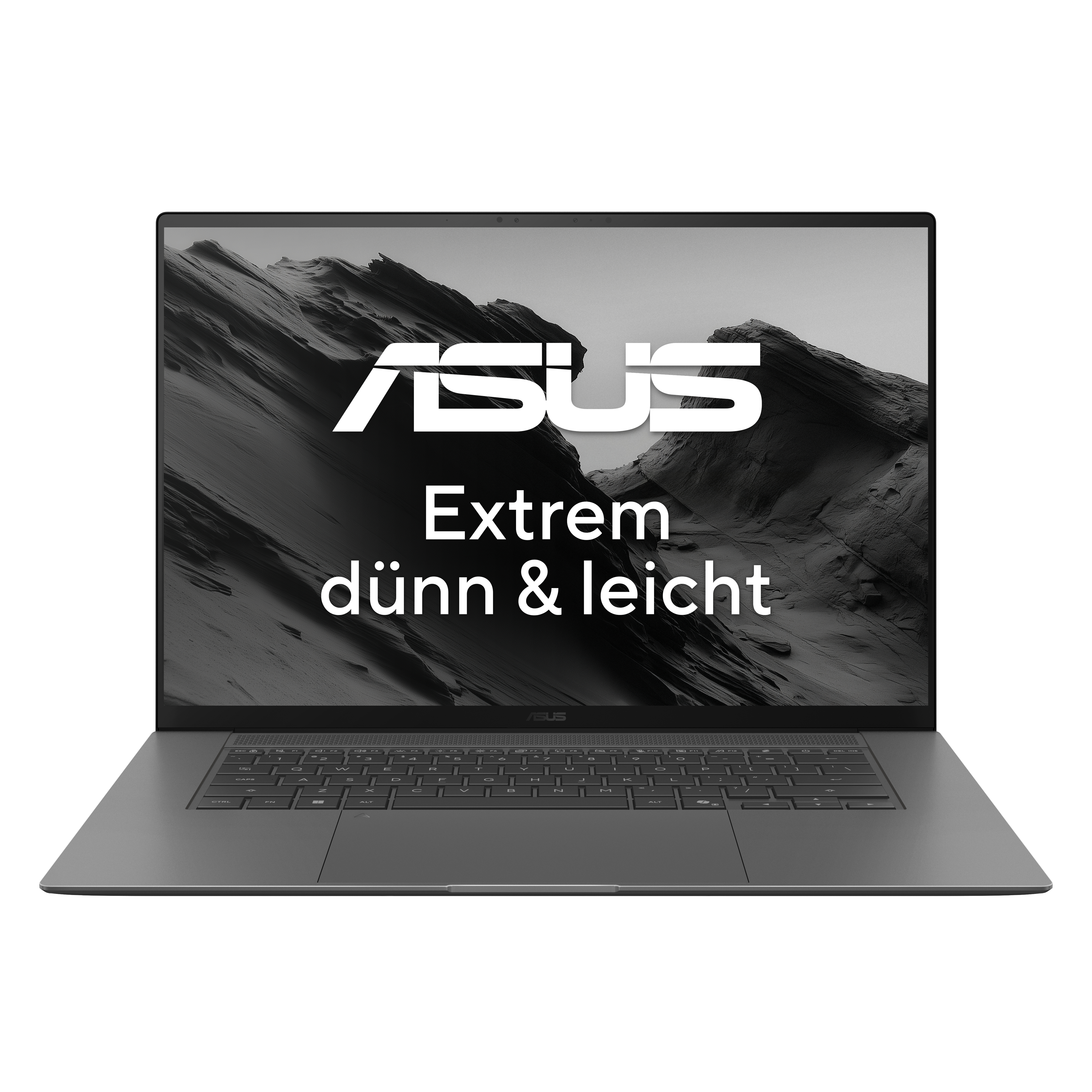 ASUS Zenbook S16 UM5606GA-SR332X - AMD Ryzen AI 9 465 / 2 GHz - Win 11 Pro - Radeon 880M - 32 GB RAM - 2 TB SSD NVMe - 40.6 cm (16")OLED 2880 x 1800 (3K) @ 120 Hz - Wi-Fi 7 - Bluetooth - Antrim-Grau