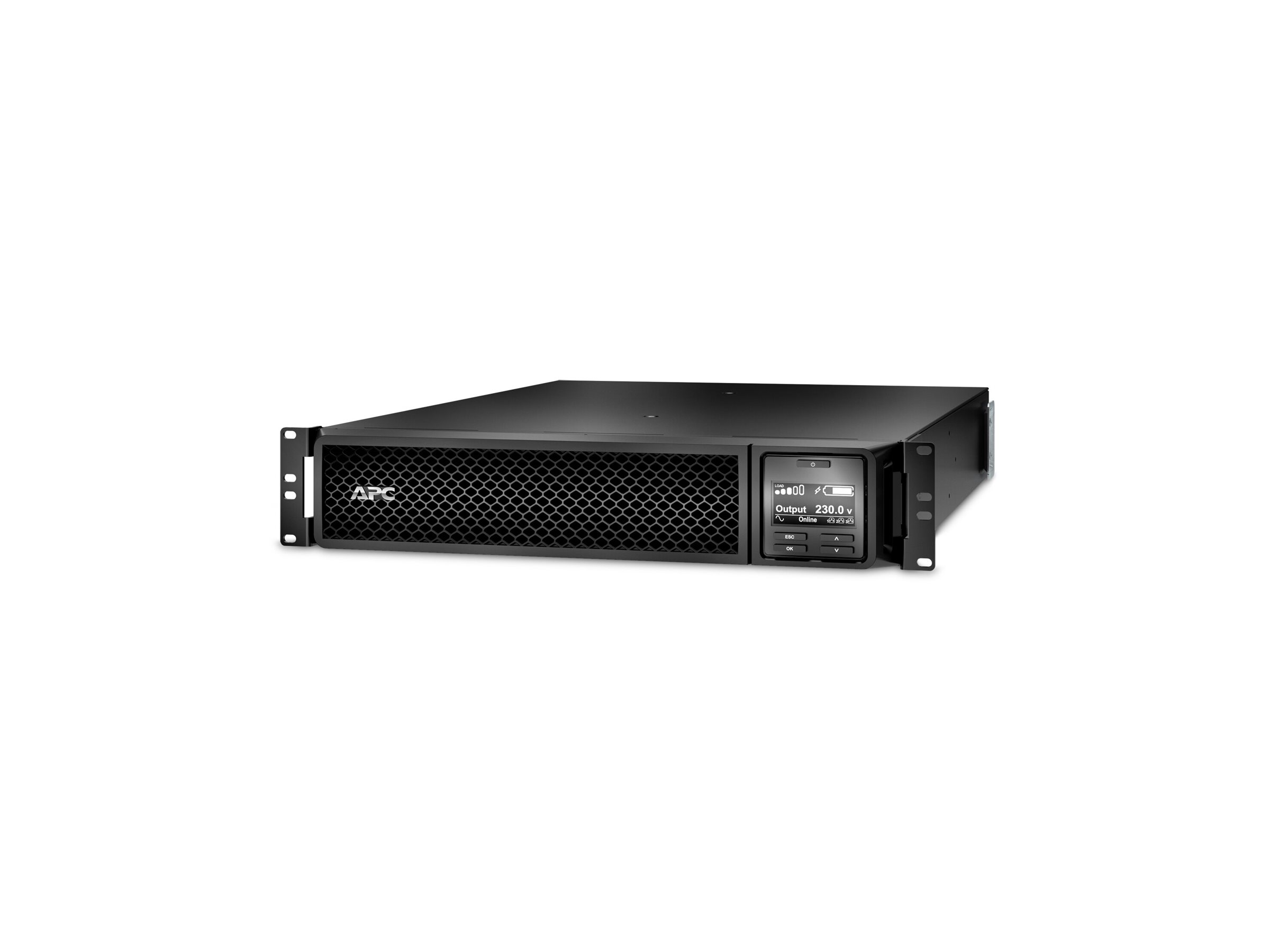 APC Smart-UPS SRT 1500VA - USV (in Rack montierbar/extern)Wechselstrom 220/230/240 V - 1500 Watt - 1500 VA - USB - serial - Ausgangsanschlüsse: 6 - PFC - Schwarz