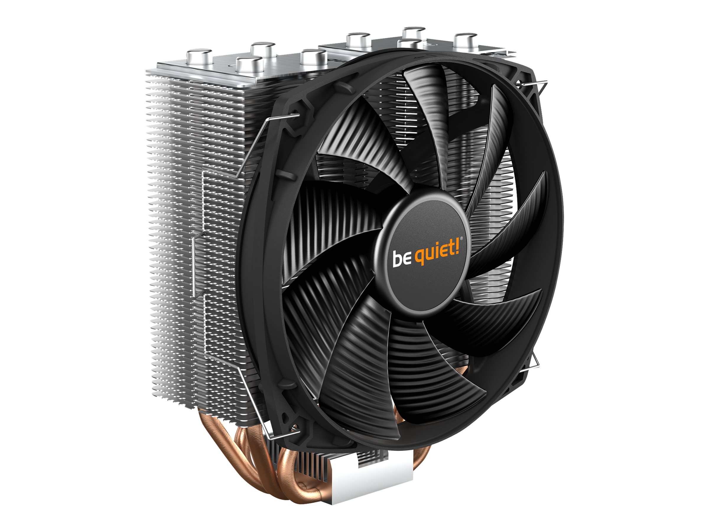 Be Quiet! Shadow Rock Slim 2 - Prozessor-Luftkühler - (für: LGA1150, LGA1151, LGA1155, LGA1200, LGA1700, LGA2011-3 (Square ILM)LGA2066 - AM4) - Aluminium - 135 mm - Schwarz