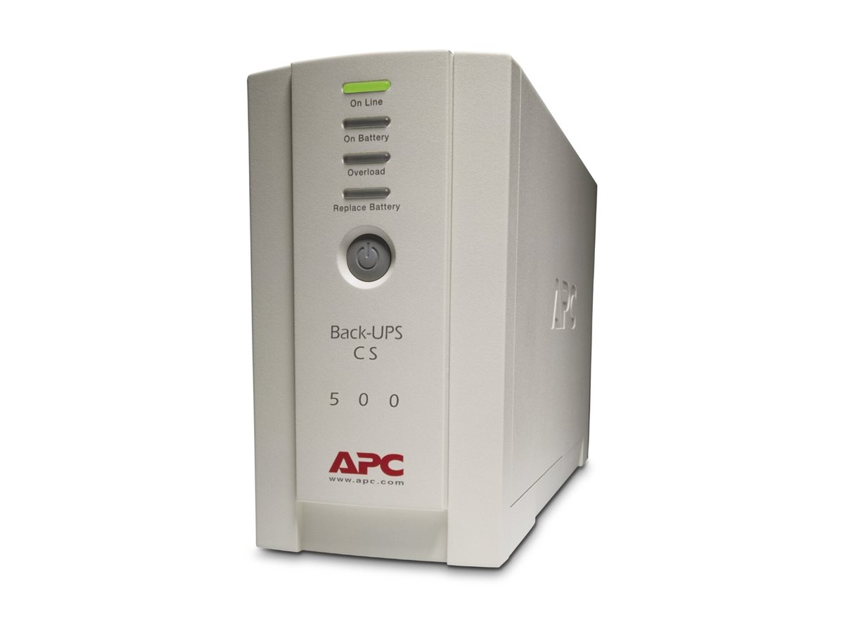 APC Back-UPS CS 500 - USV - Wechselstrom 230V - 300 Watt - 500 VA - RS-232 - USB - Ausgangsanschlüsse: 4 - beige