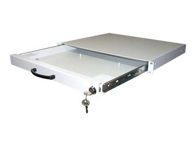 Aixcase exertis Connect - Rack-Tastaturschublade - Hellgrau, RAL 7035 - 1U - 48.3 cm (19")