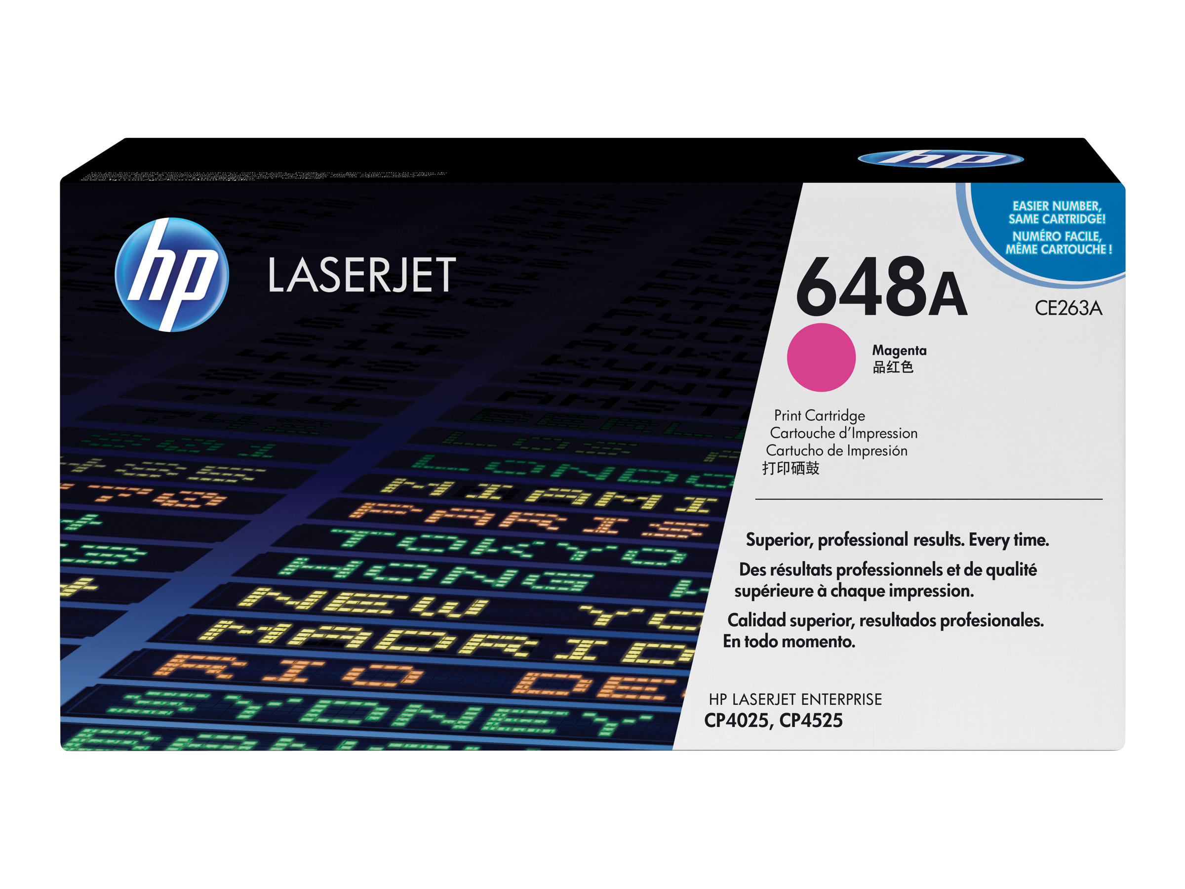 HP 648A - Magenta - original - LaserJet - Tonerpatrone (CE263A)für Color LaserJet Enterprise CP4025dn - CP4025n - CP4525dn - CP4525n - CP4525xh