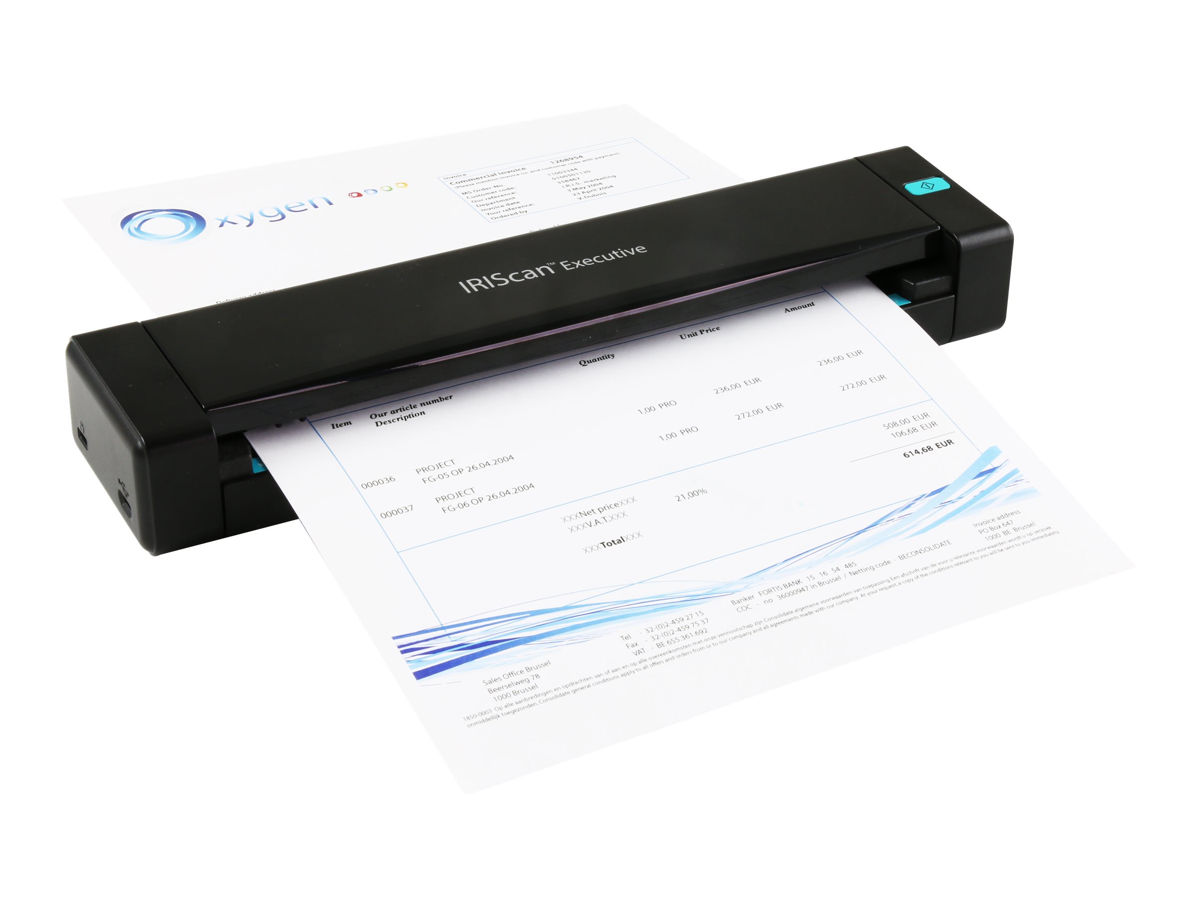 IRIS IRIScan Executive 4 - Einzelblatt-ScannerDual-CIS - Duplex - 216 x 813 mm - 600 dpi x 600 dpi - bis zu 100 Scanvorgänge/Tag - USB 2.0