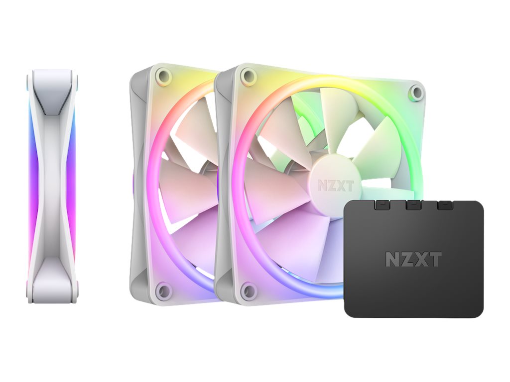 NZXT F Series F120 RGB DUO Triple Pack - Gehäuselüfter120 mm - weiß