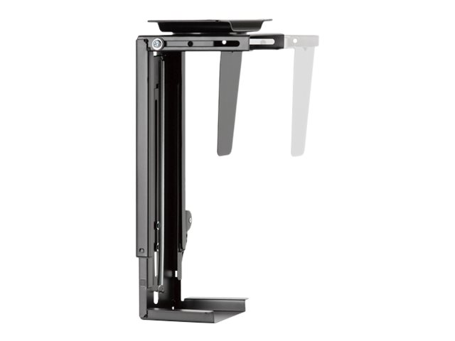 DIGITUS Universelle PC-Halterung für Schreibtischmontage mit Easy-Lockingfür Personal-Computer - Stahl - Schwarz - unter dem Schreibtisch