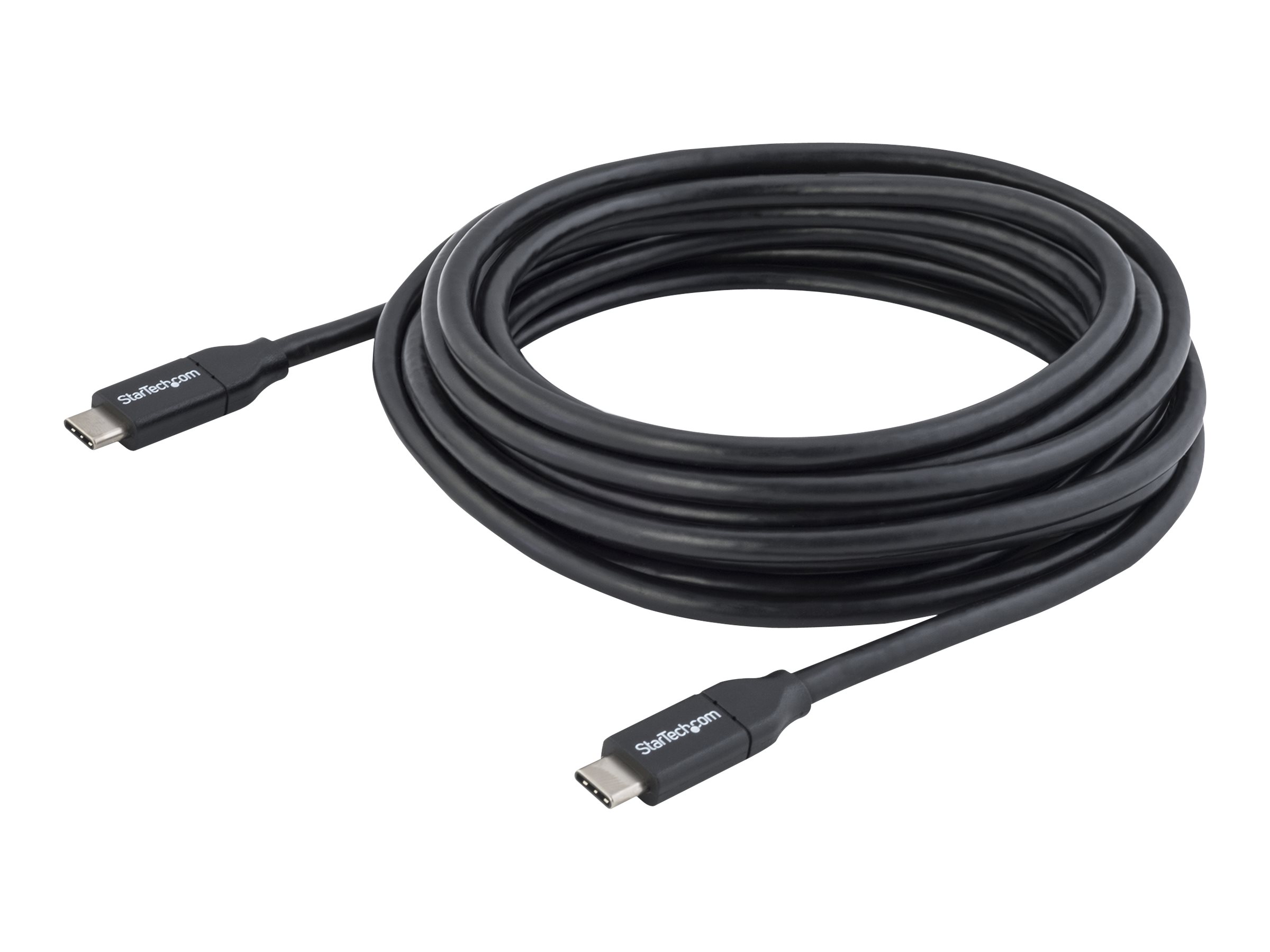 StarTech.com StarTech USB-C Kabel mit Power Delivery (5A)St/St - 4m - USB 2.0 - Zertifiziert - USB 2.0 Typ-C Kabel - 100W/5A - USB-Kabel - USB-C (M) zu USB-C (M) - USB 2.0 - 5 A - 4 m - für P/N: CDP2H