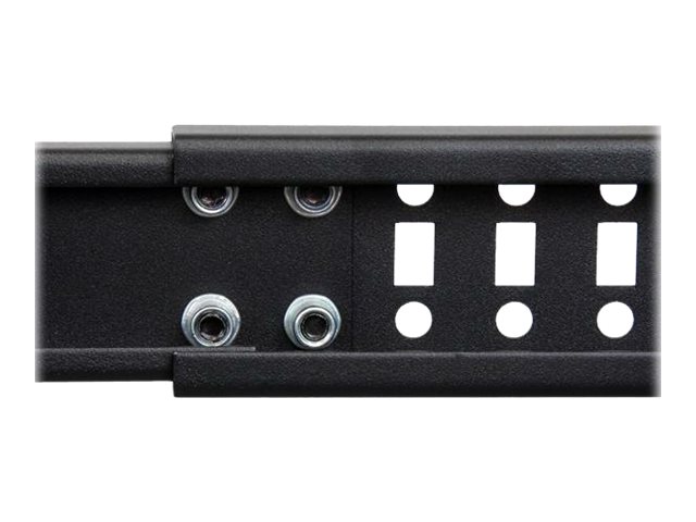 StarTech.com 12HE 4 Pfosten Open Frame Server Rack tiefenverstellbar mit Rollen / Nivellierfüße und Kabelverwaltung - Dell PowerEdge HP ProLiant ThinkServer (4POSTRACK12U)Schrank offener Rahmen - Schw
