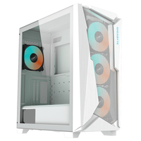 Gigabyte GB-C301GW-TYPE-C-V2 Midi Towe, Midi Tower, PC, Weiß, ATX, EATX, micro ATX, Mini-ITX, Glas, Kunststoff, Stahl, GamingE-ATX - 2,5 " - Lüfter - USB 3.0 - 7,8 kg