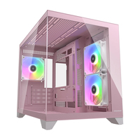 Cougar Gehäuse Mini-Tower, FV150 ARGB, Pink, Mini Tower, PC, Pink, micro ATX, Mini-ITX, Gaming, MultiMini-ITX - USB 3.0 - 4,89 kg